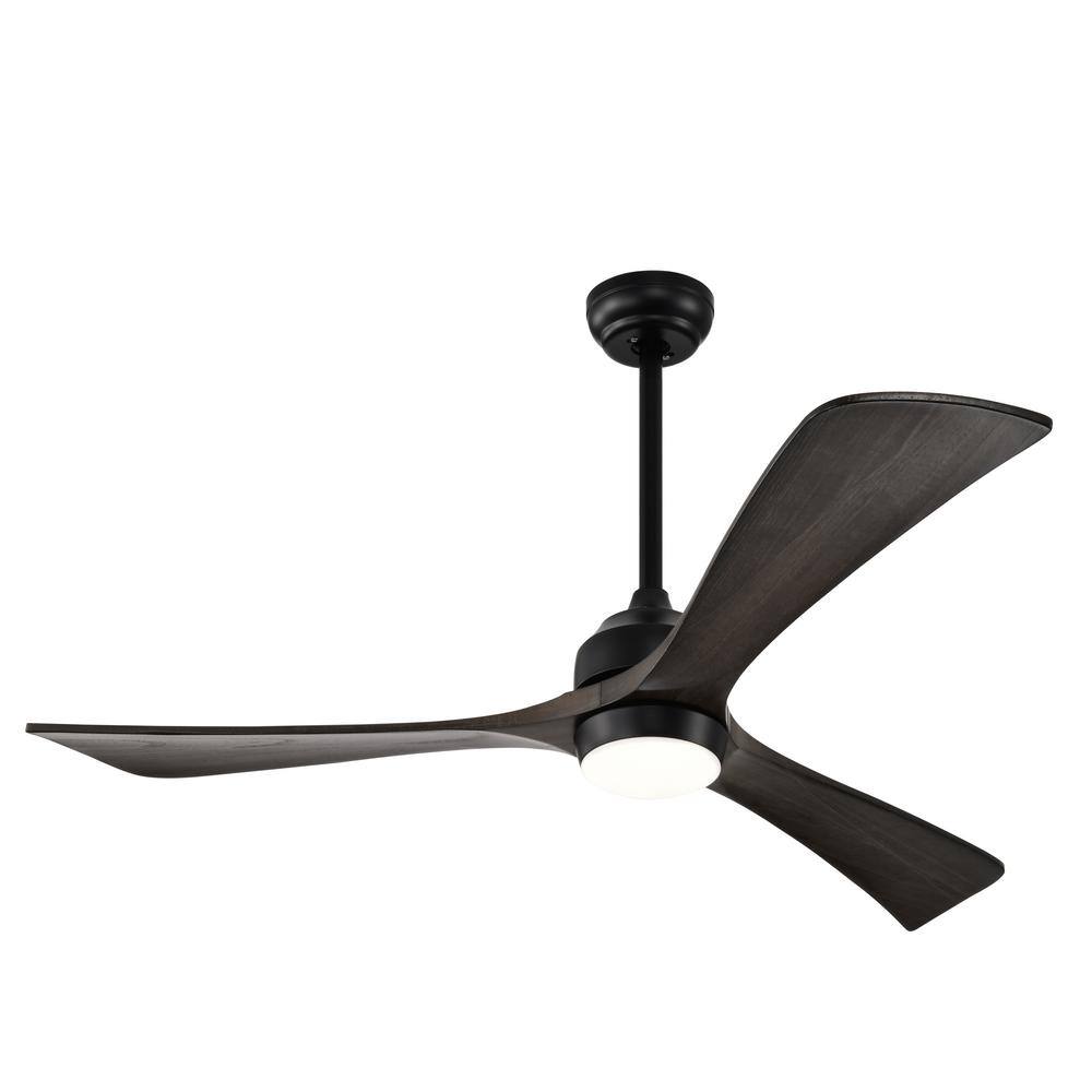 MODERN HABITAT WingLight 52 In Indoor Black Ceiling Fan With LED Bulbs modern-habitat-winglight-52-in-indoor-black-ceiling-fan-with-led-bulbs