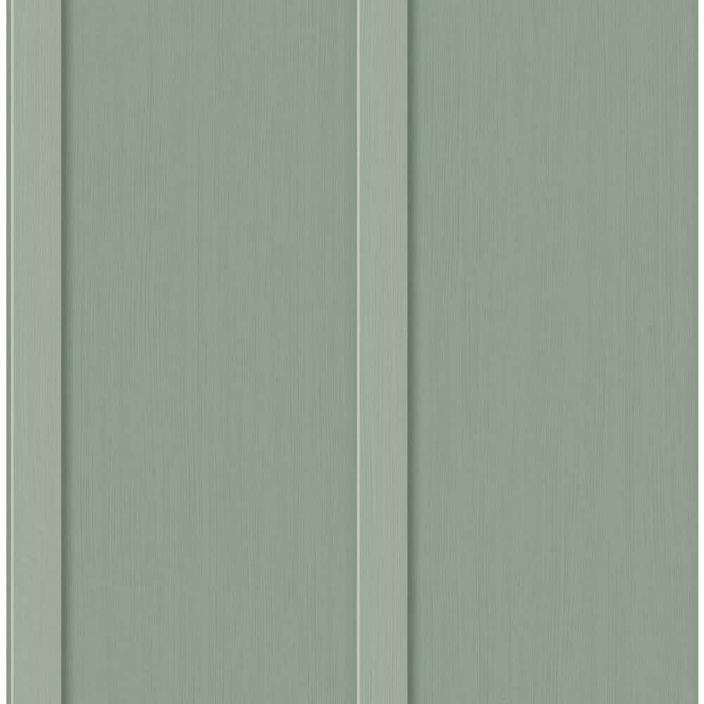 NextWall Faux Board and Batten Peel and Stick Wallpaper (Sage Green)