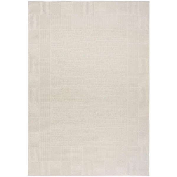 Nourison Nordic Ivory 5 ft. x 7 ft. Geometric Contemporary Area Rug
