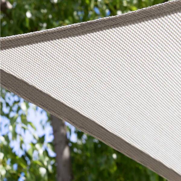 ALION 95% Smoke Sun Shade Cloth – Outdoor Patio Privacy Panel With Grommets – HDPE