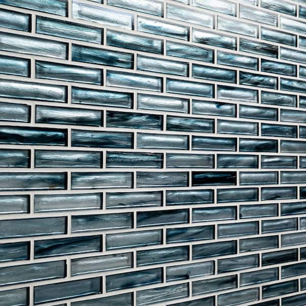 Oasis Blast 12 in. x 12 in. x 6mm Glass Mesh-Mounted Mosaic Tile (15 sq. ft./Case) Oasis Blast 12 in. x 12 in. x 6mm Glass Mesh-Mounted Mosaic Tile (15 sq. ft./Case)