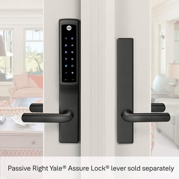 Yale Door Lock Deadbolt with Touchscreen Keypad, for Andersen Patio Doors, Black