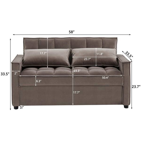 Full Size Sofa Sleeper Dimensions Baci Living Room