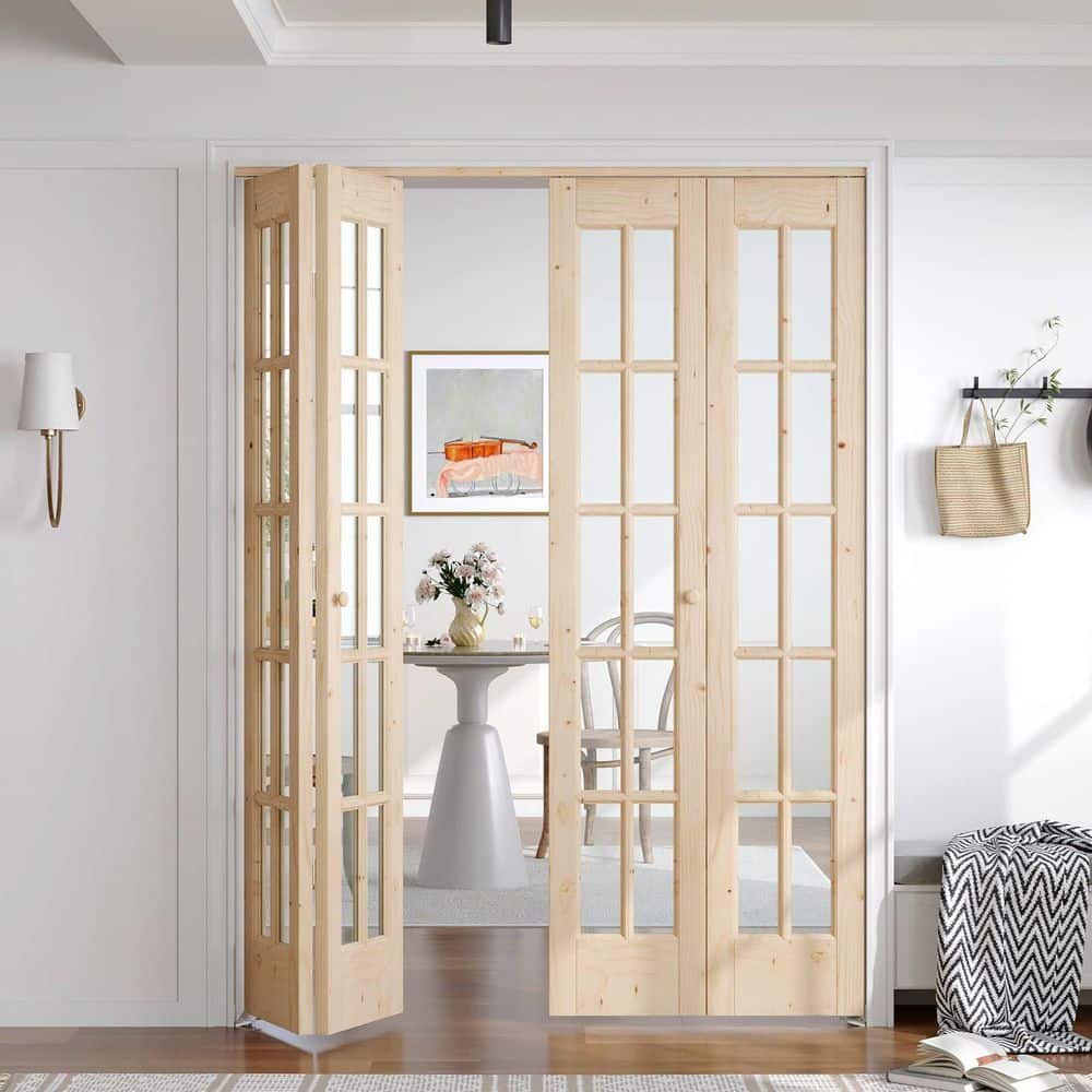 easelife 60 in. x 80 in. (Double 30 in. Bifold Door) Pre Assembled