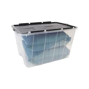 12 Gal. Flip Top Storage Tote (Colors Vary by Store)