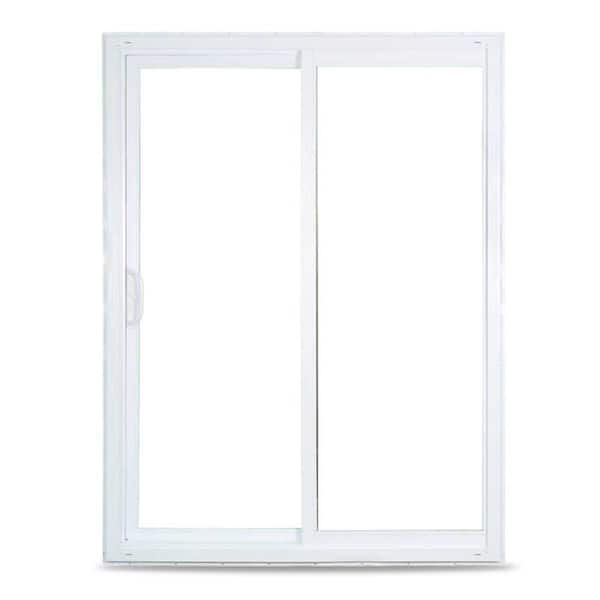 American Craftsman 70 Series 60 in. x 80 in. White Reversible Handing Vinyl Sliding Patio Door, Low-E Glass, DP30