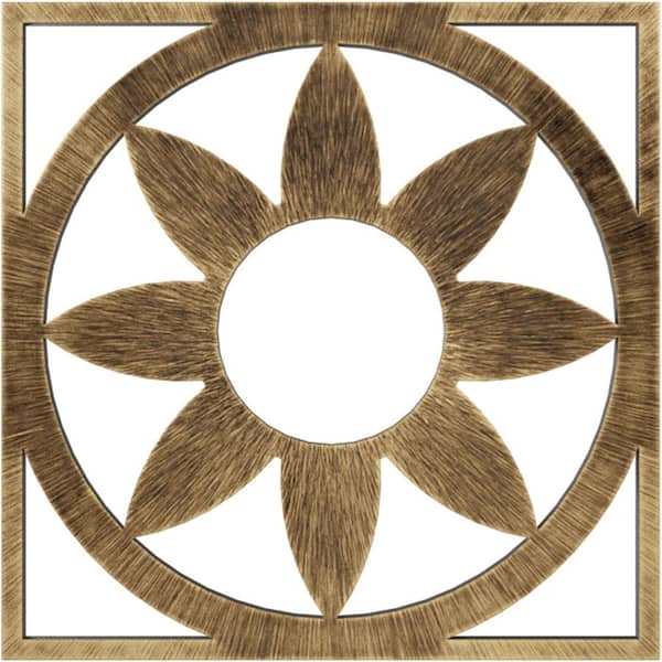 Ekena Millwork 1 in. x 32 in. x 32 in. Blume Architectural Grade PVC Peirced Ceiling Medallion