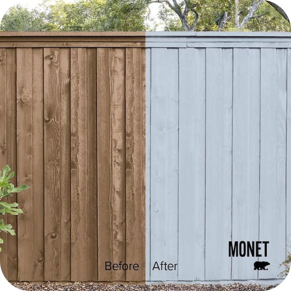 1 gal. #PPU15-17 Monet Solid Color House and Fence Exterior Wood Stain