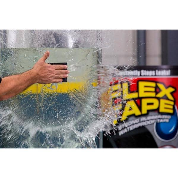 Flex Seal 8 In. x 5 ft. Flex Tape Rubberized Waterproof Tape - Black  TFSBLKR0805 - Acme Tools