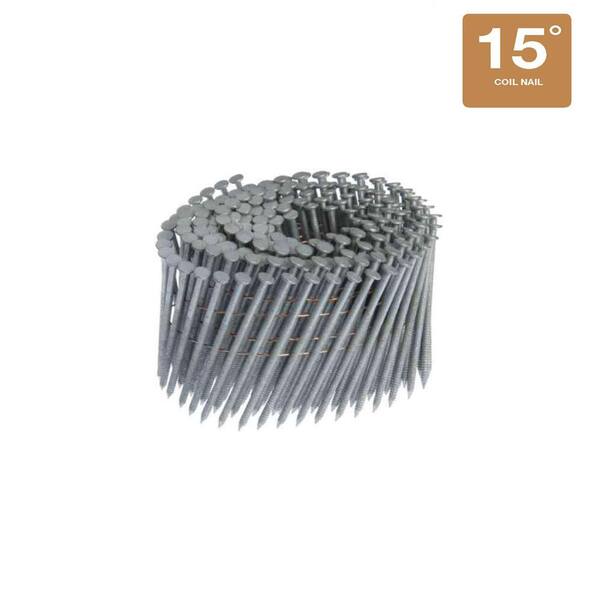 GripRite 3 in. x 0.120 in. Exterior Galvanized Smooth Shank Wire Collated Framing Nails (2,500