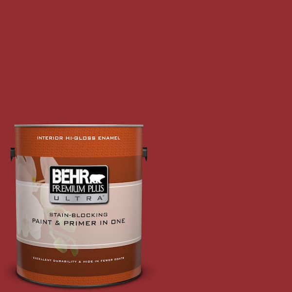 BEHR Premium Plus Ultra 1 gal. Home Decorators Collection #HDC-WR15-12 New Sled Hi-Gloss Enamel Interior Paint & Primer