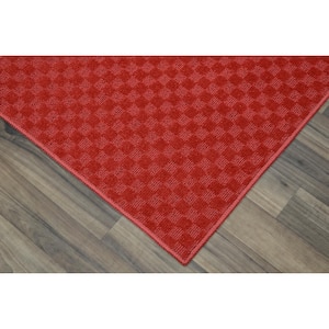 Medallion Chili Red 6 ft. x 9 ft. Area Rug