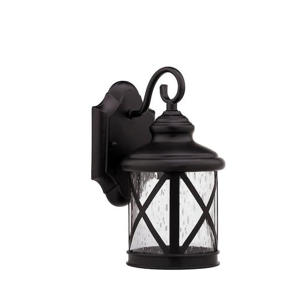 Chloe Lighting Milania Adora Transitional Wall-Mount 1-Light Outdoor Rubbed Bronze Sconce