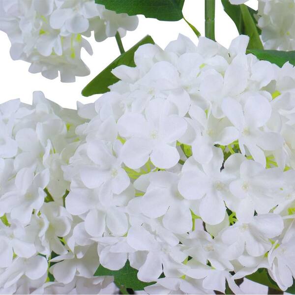 Garvee 3 ft. Artificial Hydrangea Tree In Pot, Faux Tree
