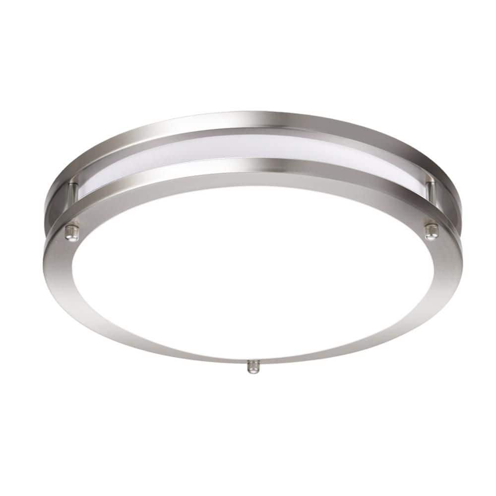 Sofiton 16 in. Modern Double Ring 5CCT Selectable LED Flush Mount ...