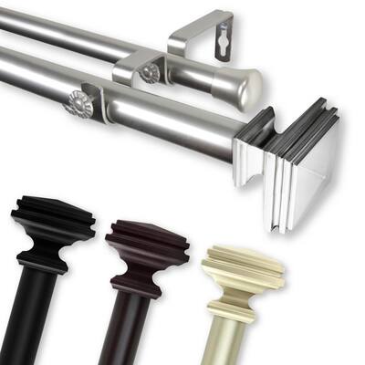 Coastal Double Curtain Rods The Home Depot Coastal Double Curtain Rods, Coastal Curtain Rods