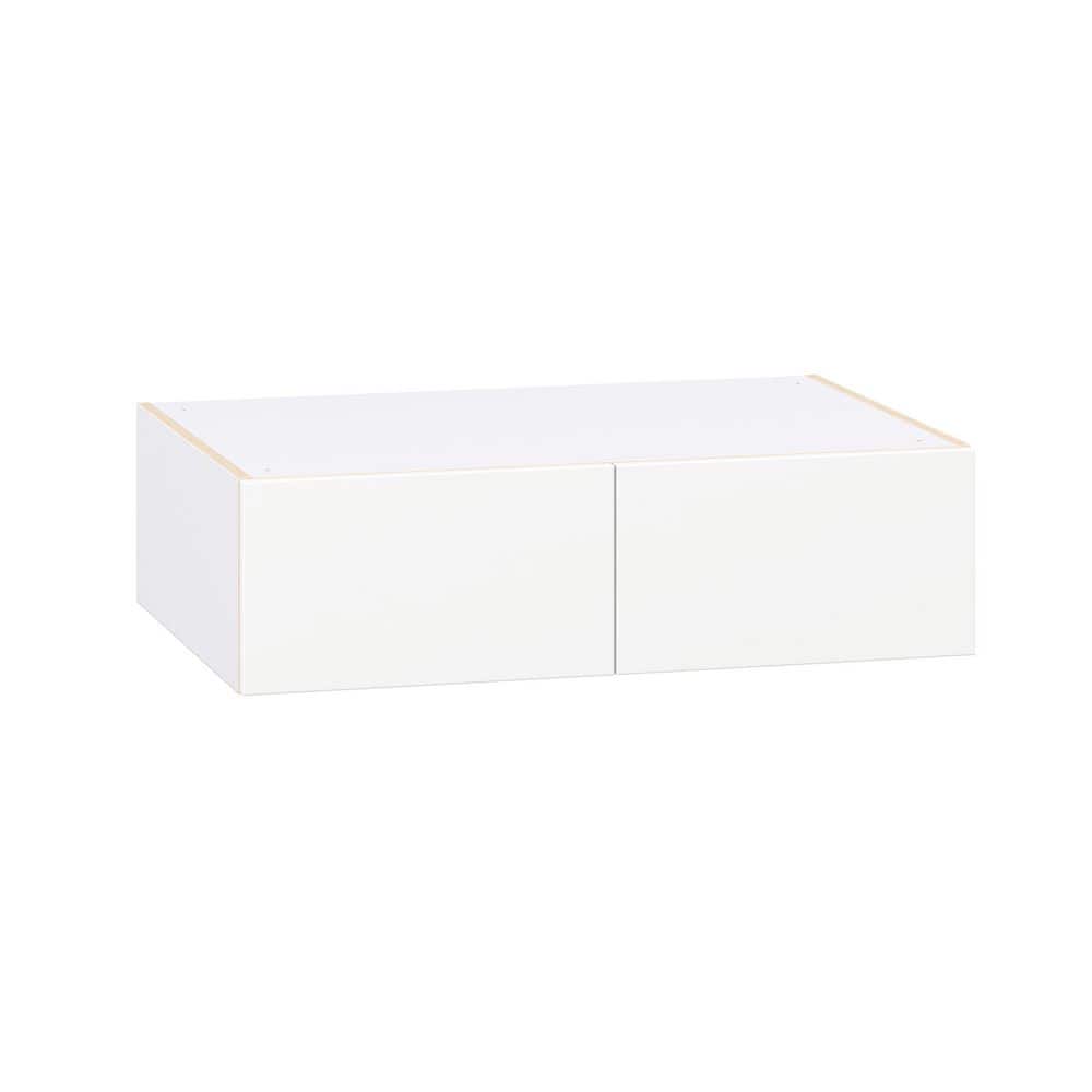 Timberline 36 in. W x 24 in. D x 10 in. H Assembled Slab Wall Bridge Kitchen Cabinet in Bright White price history on PriceWatchPro