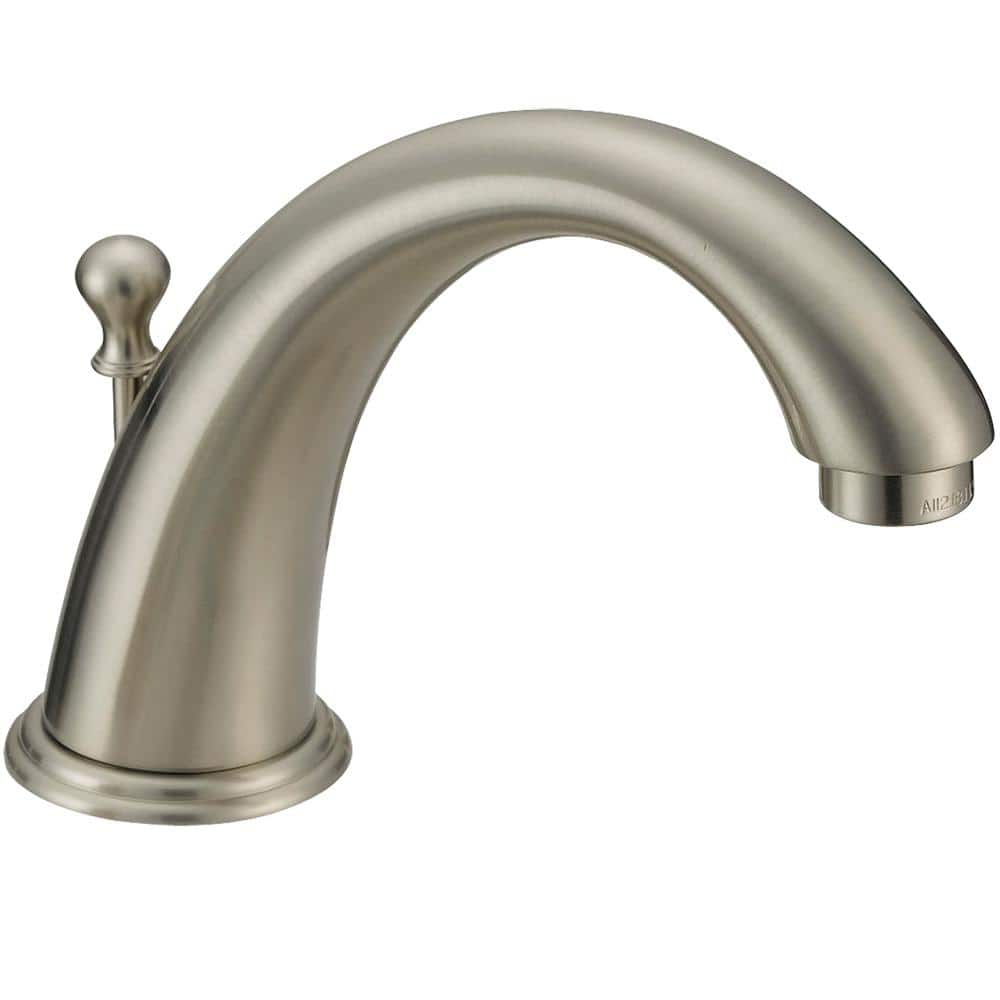 Brushed Nickel Two-Handle Widespread Bathroom Faucet