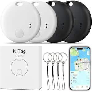 "Tracker Tag 4-Pack Bluetooth Tracker-Smart Item Locator with Find My Keys, Wallets, Luggage, Pets & More