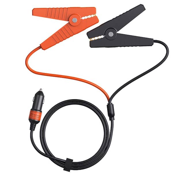 Jackery Power Cable 12-Volt Automotive Lead-acid Battery Charging Cable  Compatible Solar Generator Explorer Series HTO645 - The Home Depot