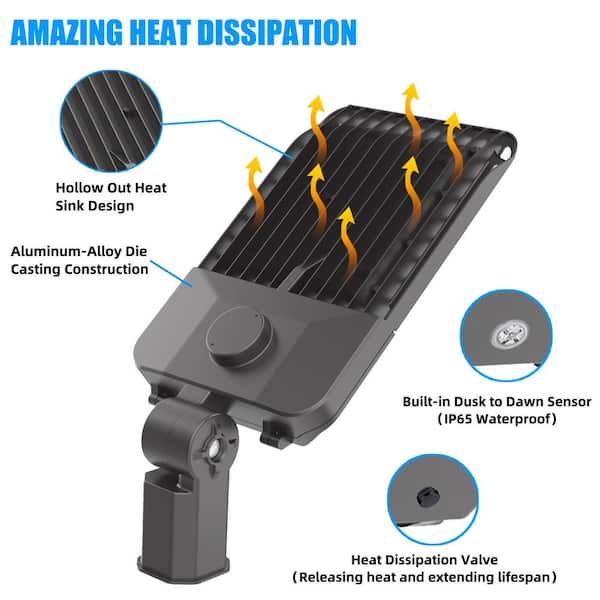 WYZM 200Watt 150° Bronze Integrated LED Parking Lot Light WYZM 200Watt 150° Bronze Integrated LED Parking Lot Light