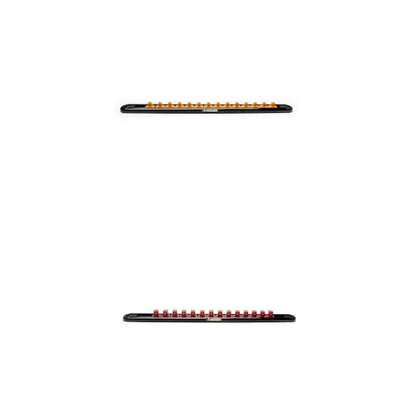 1/4 in. Swivel Magnetic Socket Rail and 3/8 in. Swivel Magnetic Socket Rail Combo