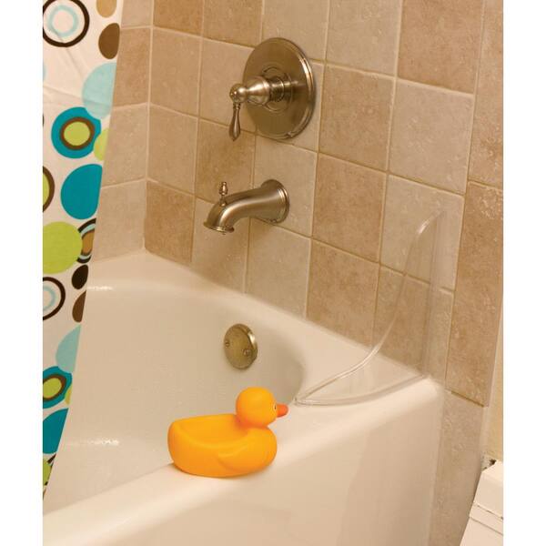 Plastic Tub And Shower Splash Guard, Bathtub Splash Guard For Kids