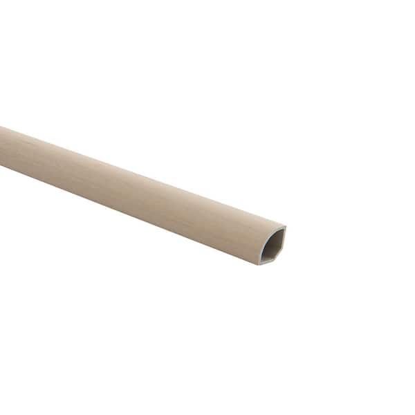 Malibu Wide Plank Hickory Mapleton 0.59 in. Thickness x 1.023 in. Width x 94.48 in. Length Quarter Round