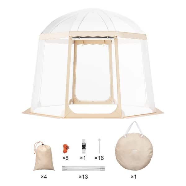 Sports Tent,4-8 People, Instant Pop-Up Tent Shelter Weatherproof Pod, Bubble Clear View Tent, Climate Canopy Shelter