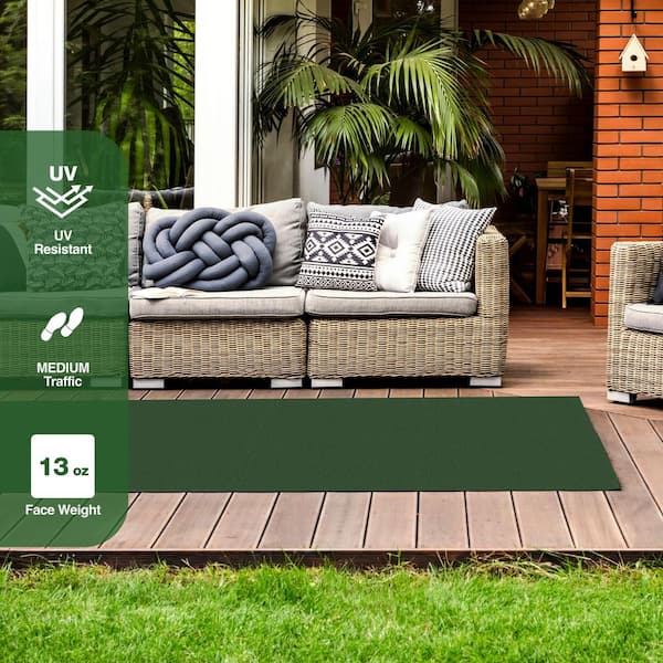 TrafficMaster Vantage 12 ft. x 100 ft. Ivy Green Artificial Grass