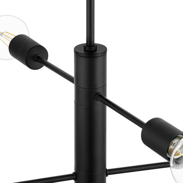 Reviews for Home Decorators Collection Dracker 4 Light Matte Black
