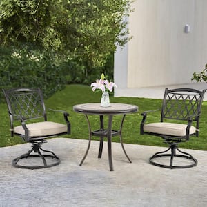 Mondawe Valkyrie Gray Plastic Outdoor Dining Arm Chair with Gray Bean  Cushions (2-Pack) JO-ML1907 - The Home Depot