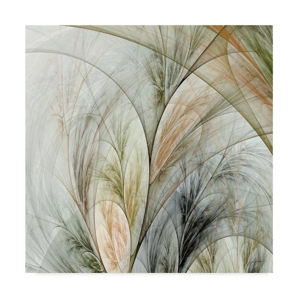 Trademark Fine Art James Burghardt 'Fractal Grass V' Canvas Unframed Photography Wall Art 24 in. x 24 in