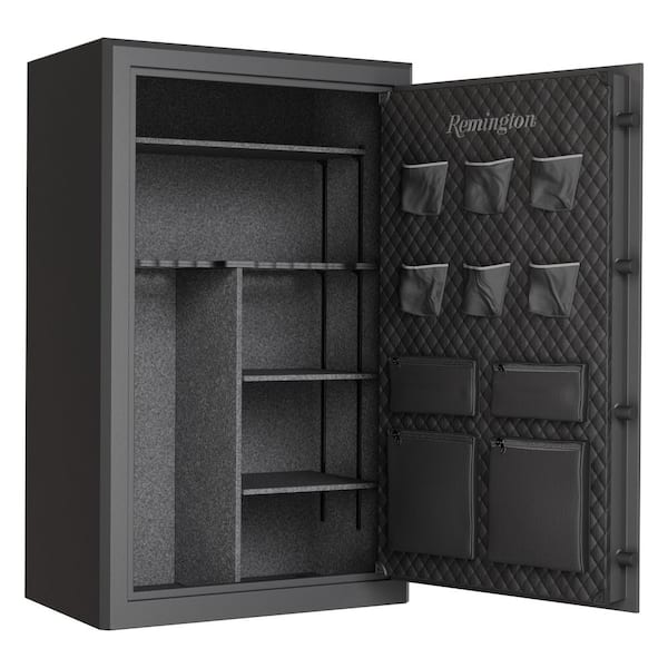 36 + 6-Gun Fireproof Gun Safe with Electronic Lock, Rich Gray Hammertone Finish