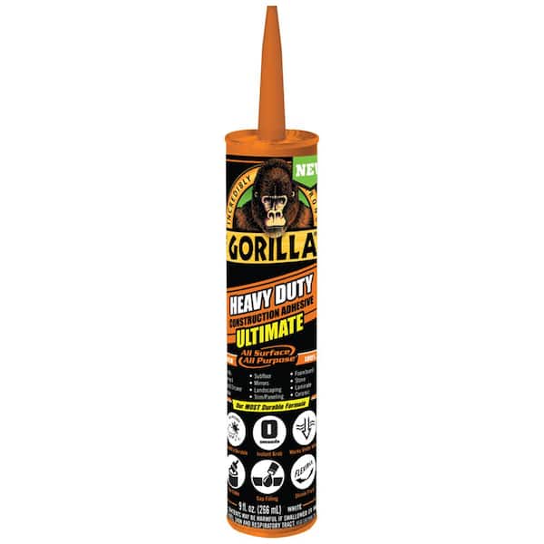 Gorilla 9 oz. Heavy Duty Construction Adhesive Ultimate