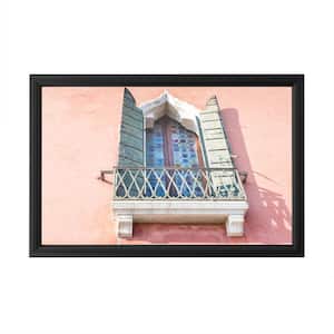 "Hidden Venice 04" by Eva Bane Framed with LED Light Architecture Wall Art 16 in. x 24 in.