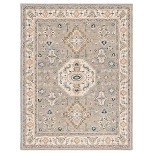 SAFAVIEH Aspen Ivory/Blue 9 ft. x 12 ft. Border Area Rug APN310A-9 - The  Home Depot