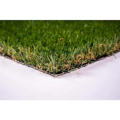 Fescue 2 Synthetic Landscape Fake Grass Artificial Pet Turf Lawn 5 Ft x 9 Ft