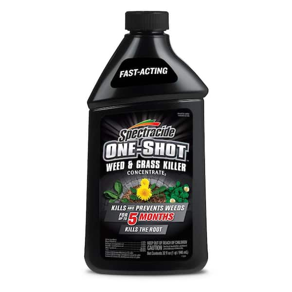 One Shot Weed and Grass Killer 32oz Concentrate Kills the Root