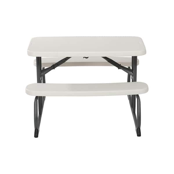 Lifetime 35-1/2 in. x 32-1/2 in. Kids Picnic Table with Benches