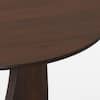 Lirago Arch Walnut 42" Round Dining Table for 6