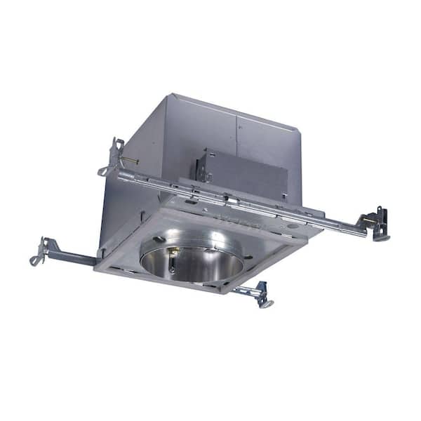 6 in. Aluminum New Construction IC Rated Recessed Housing Lighting for Sloped Ceiling