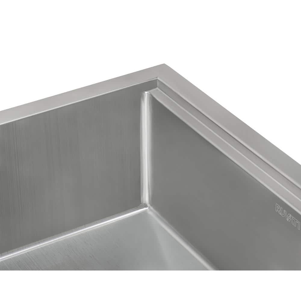 Ruvati 24-Inch Stainless Steel Workstation Kitchen Sink with Accessories