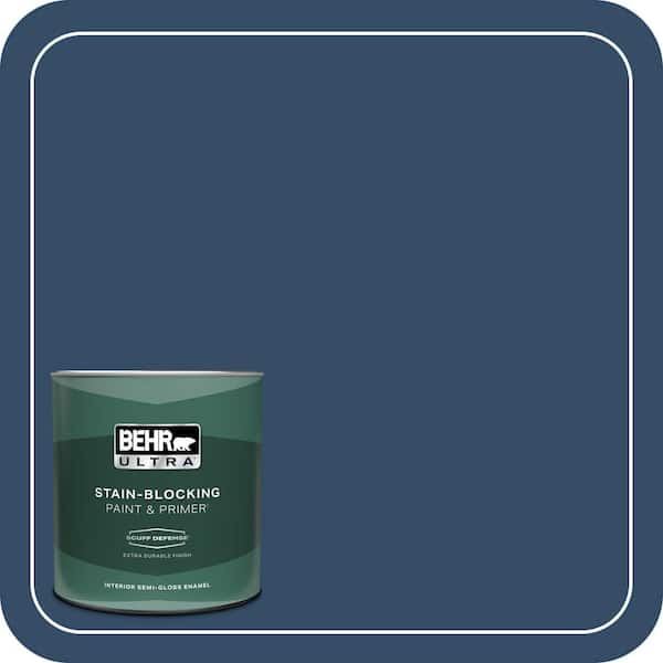 BEHR ULTRA 1 qt. Home Decorators Collection #HDC-FL14-12 Rain Boots Extra Durable Semi-Gloss Enamel Interior Paint & Primer