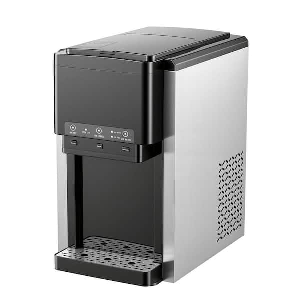 3-in-1 Water Dispenser with Ice Maker, 12 cu./7 Min Fast Ice Making with 4 lbs. Storage, 35 lbs. /24H