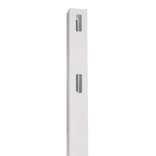 4 in. x 4 in. x 6 ft. White Vinyl Line Fence Post