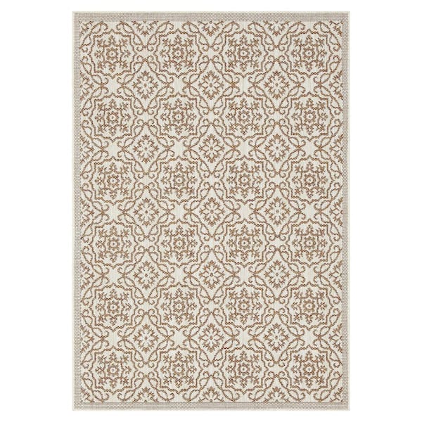 Eliza Brick 8 ft. x 10 ft. Indoor/Outdoor Area Rug