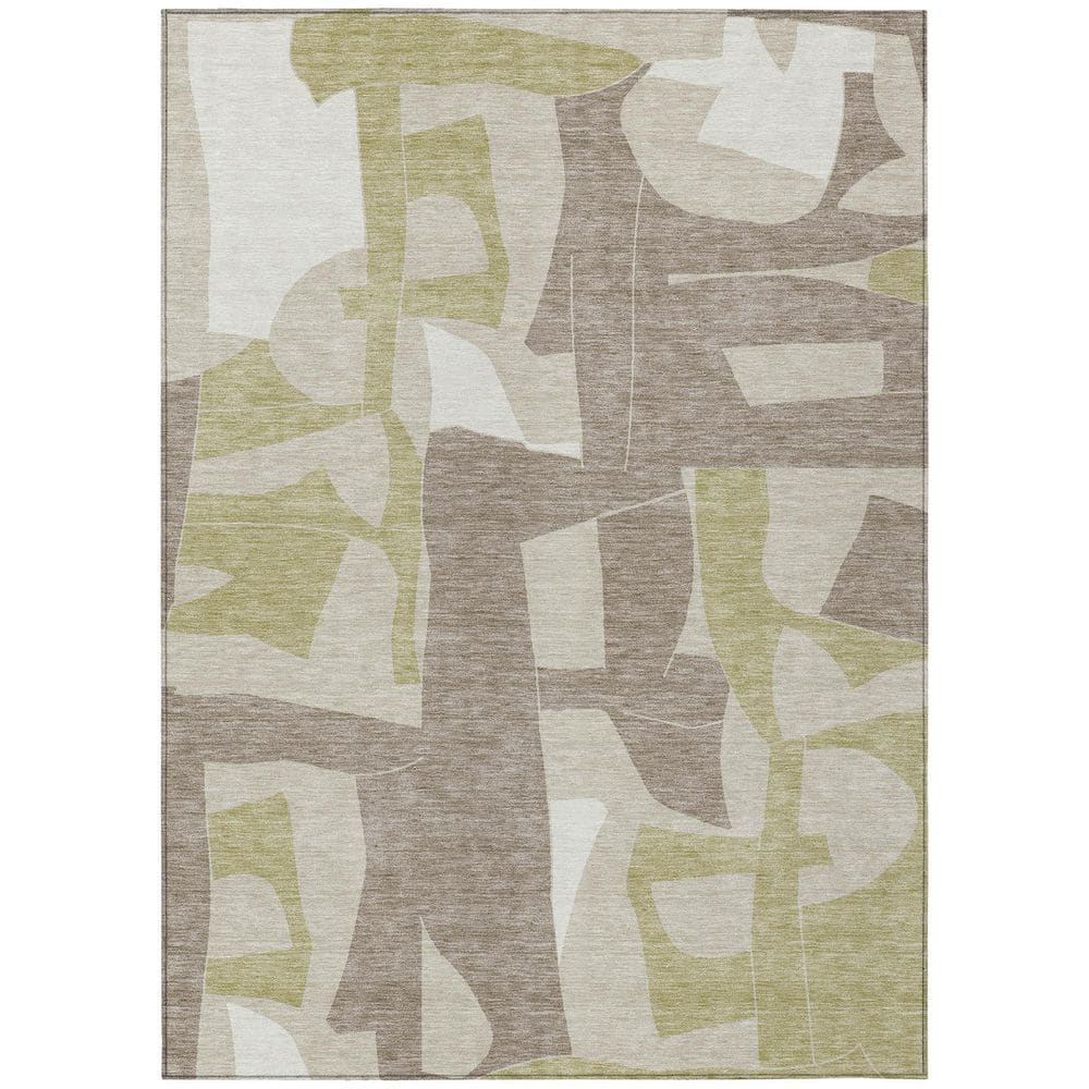 Chantille Machine Washable Indoor/Outdoor Abstract ACN2605 Beige 10 ft. x 14 ft. Area Rug price history on PriceWatchPro