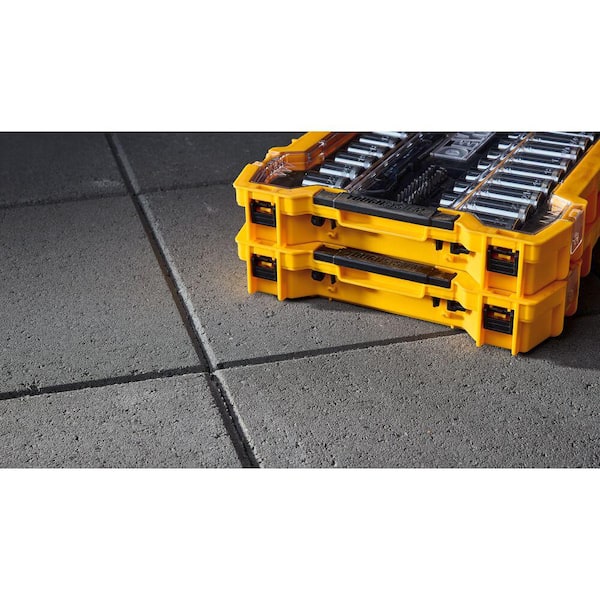 DEWALT DWMT45403 3/8 in. and 1/2 in. Drive Mechanics Tool Set with Toughsystem Trays (85-Piece) - 3
