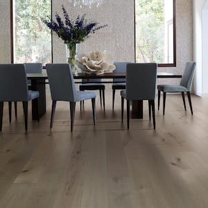 Estero Maple 3/8 in. T x 6.5 in. W Click Lock Wire Brushed Engineered Hardwood Flooring (23.6 sq. ft./case)